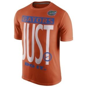 Nike DRI-FIT Gators “Just Do It” Mens Orange Tee